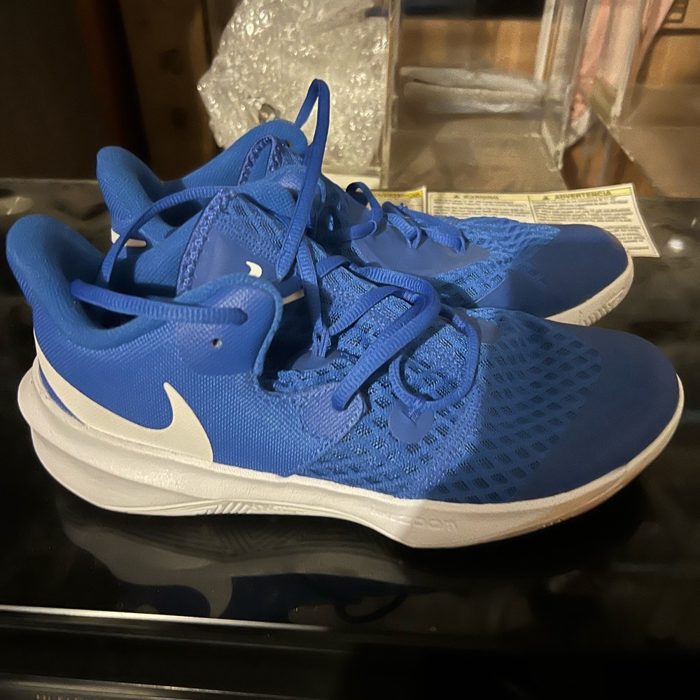 Nike Royal Blue Running Shoes zoom hypercourt size 9.5mens